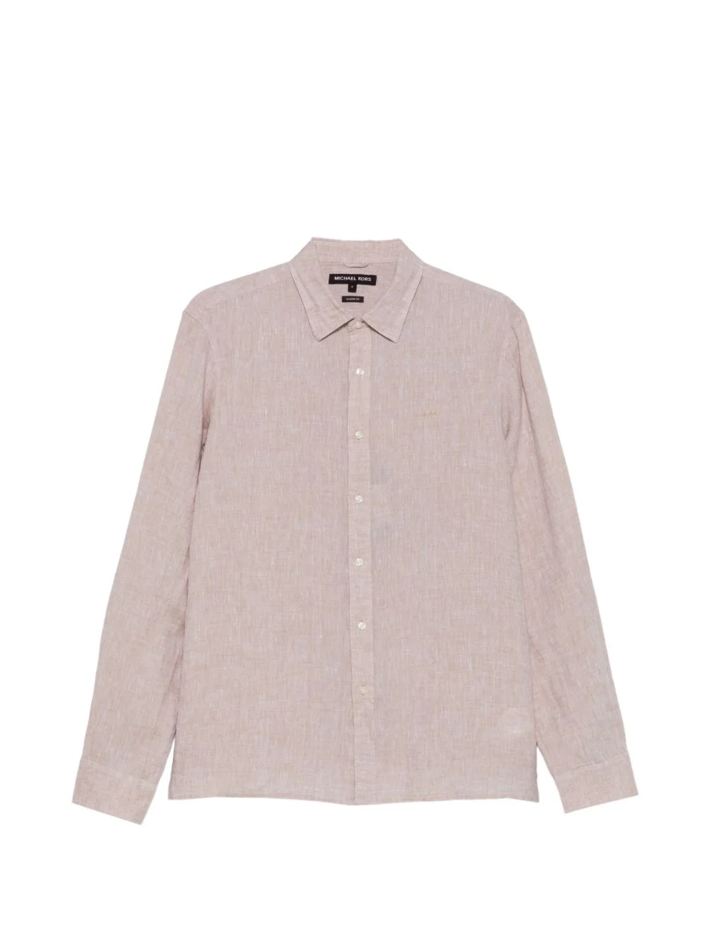 logo-embroidered shirt - 1