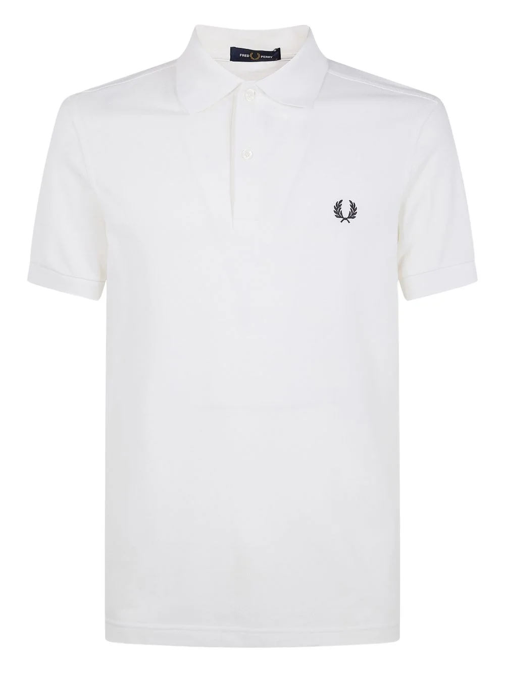 logo-embroidered polo shirt - 1