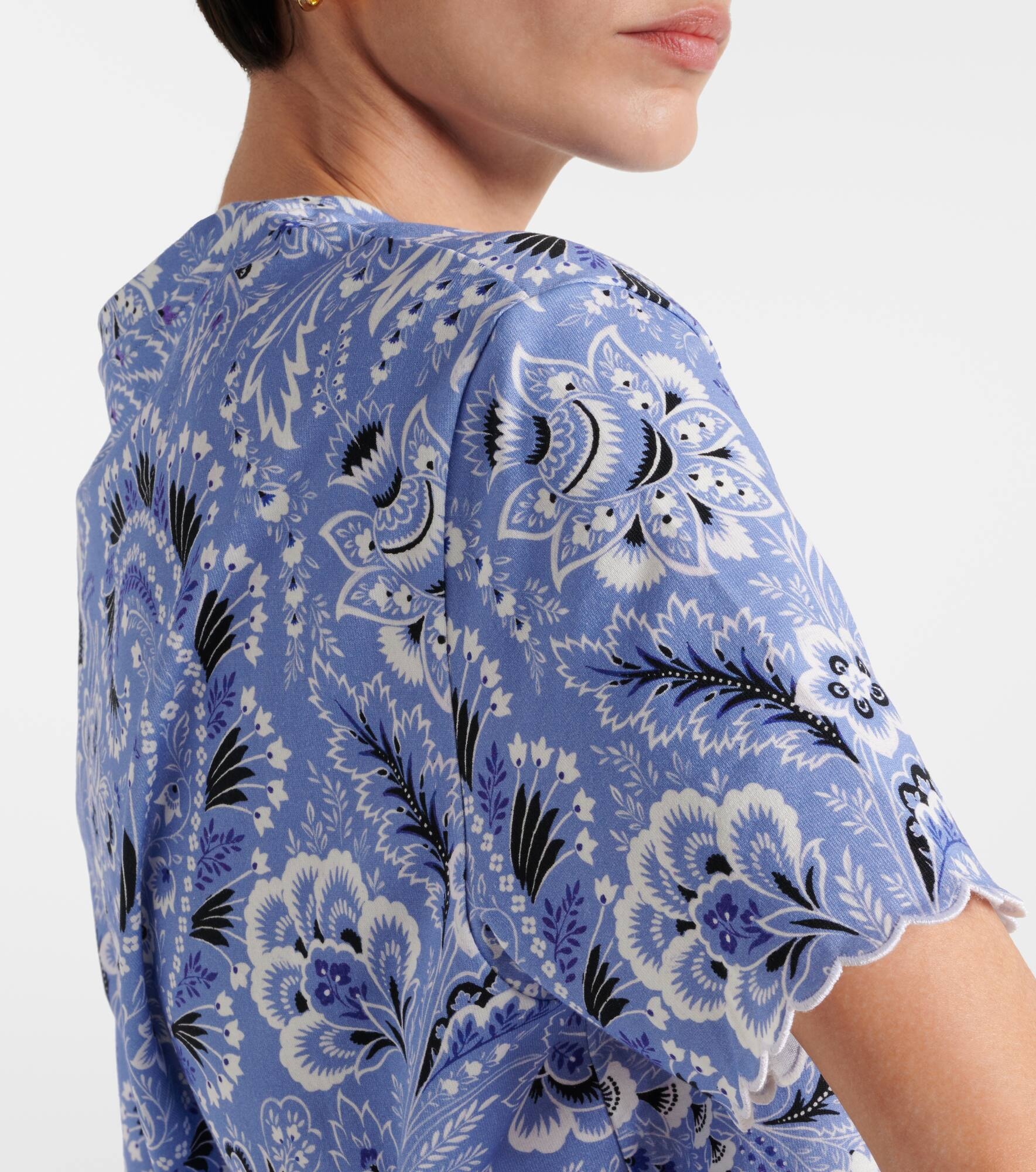 Printed cotton jersey T-shirt - 5