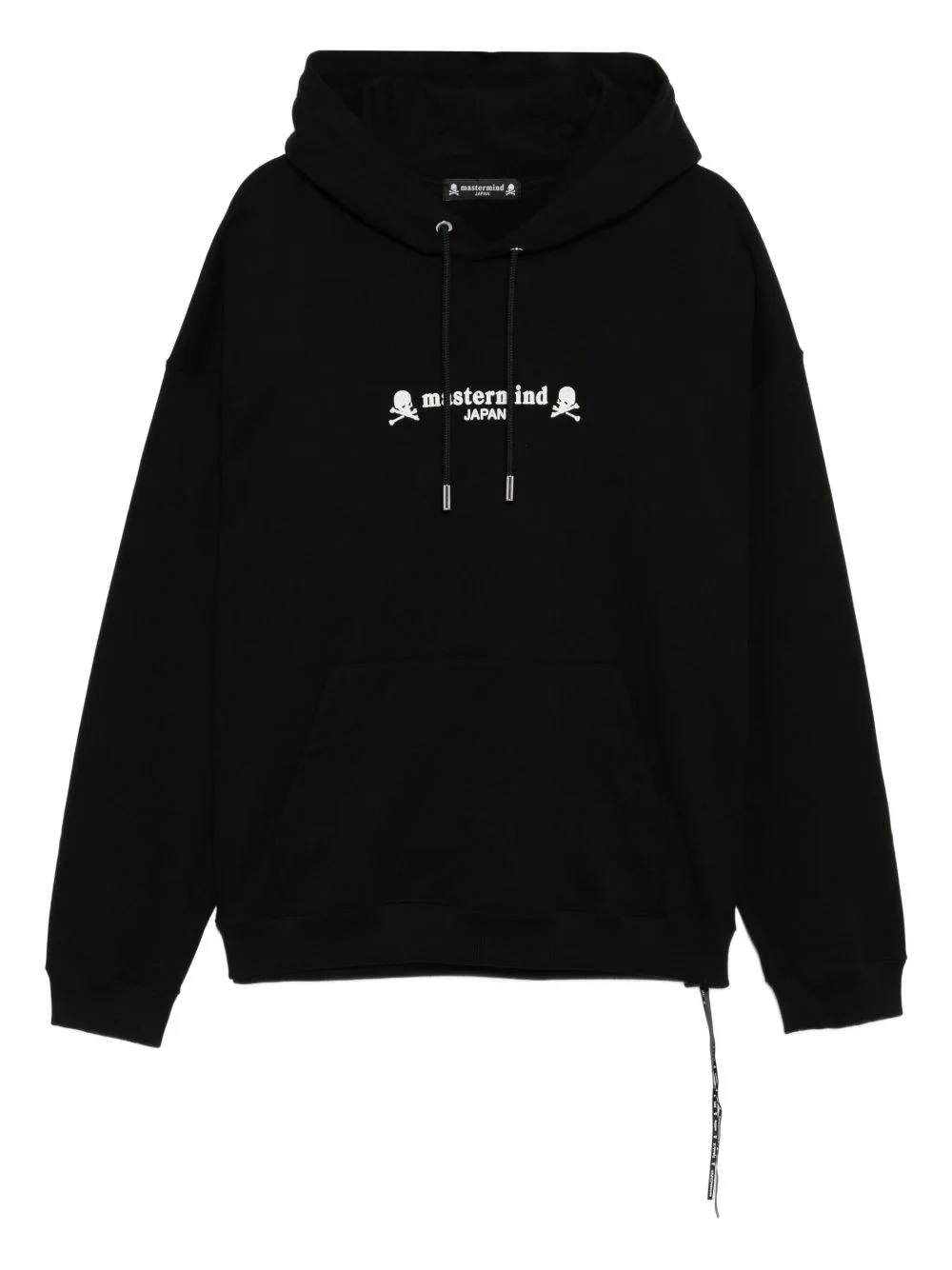 logo-embroidered hoodie - 1