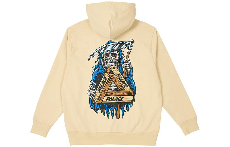 PALACE Palace Fw23 Reaper Hoodie 'Beige' P25HD001 outlook
