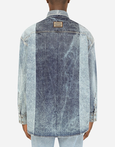 Dolce & Gabbana Patchwork denim shirt outlook