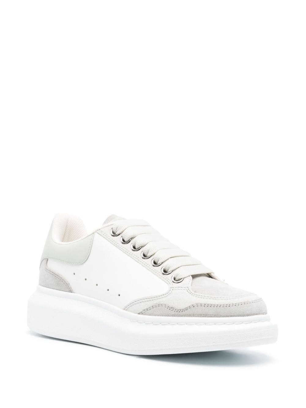 Larry panelled leather sneakers - 2