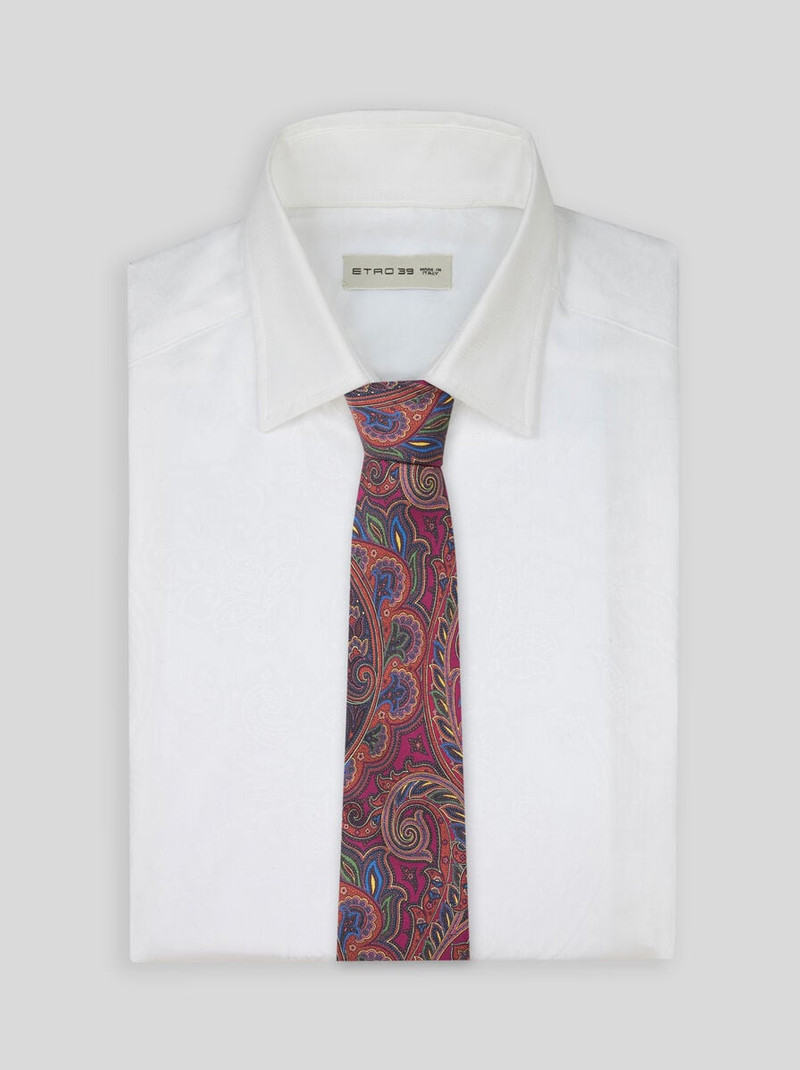 Etro PRINTED SILK TIE outlook