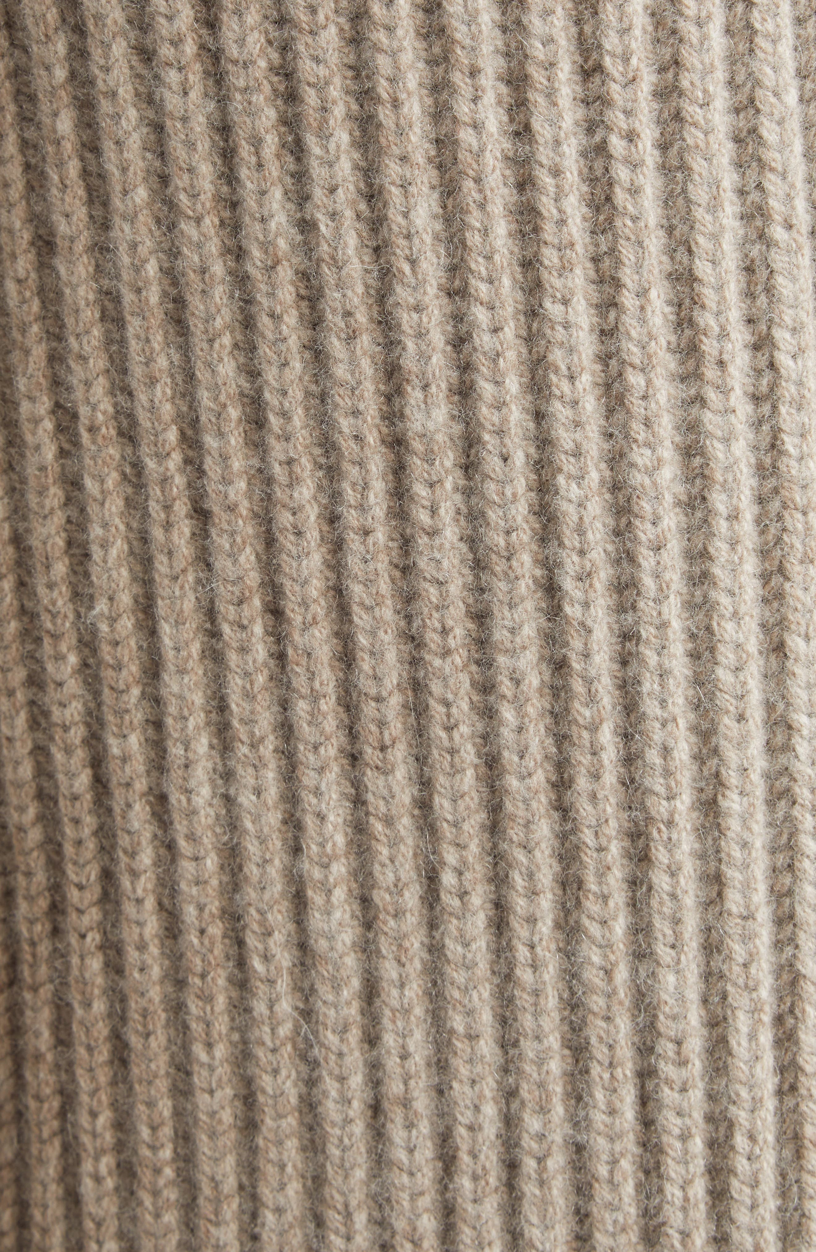 Rib Wool & Cashmere Cardigan - 7