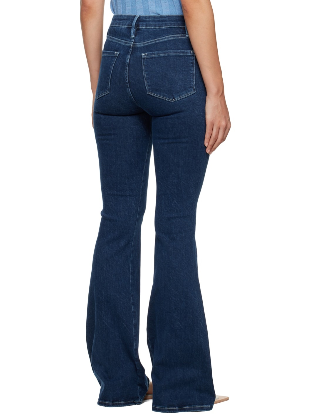 Blue 'Le One' Jeans - 3