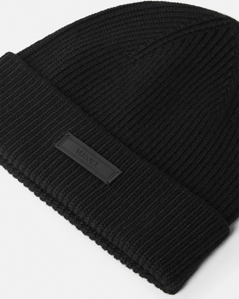 VERSACE Logo Knit Beanie outlook