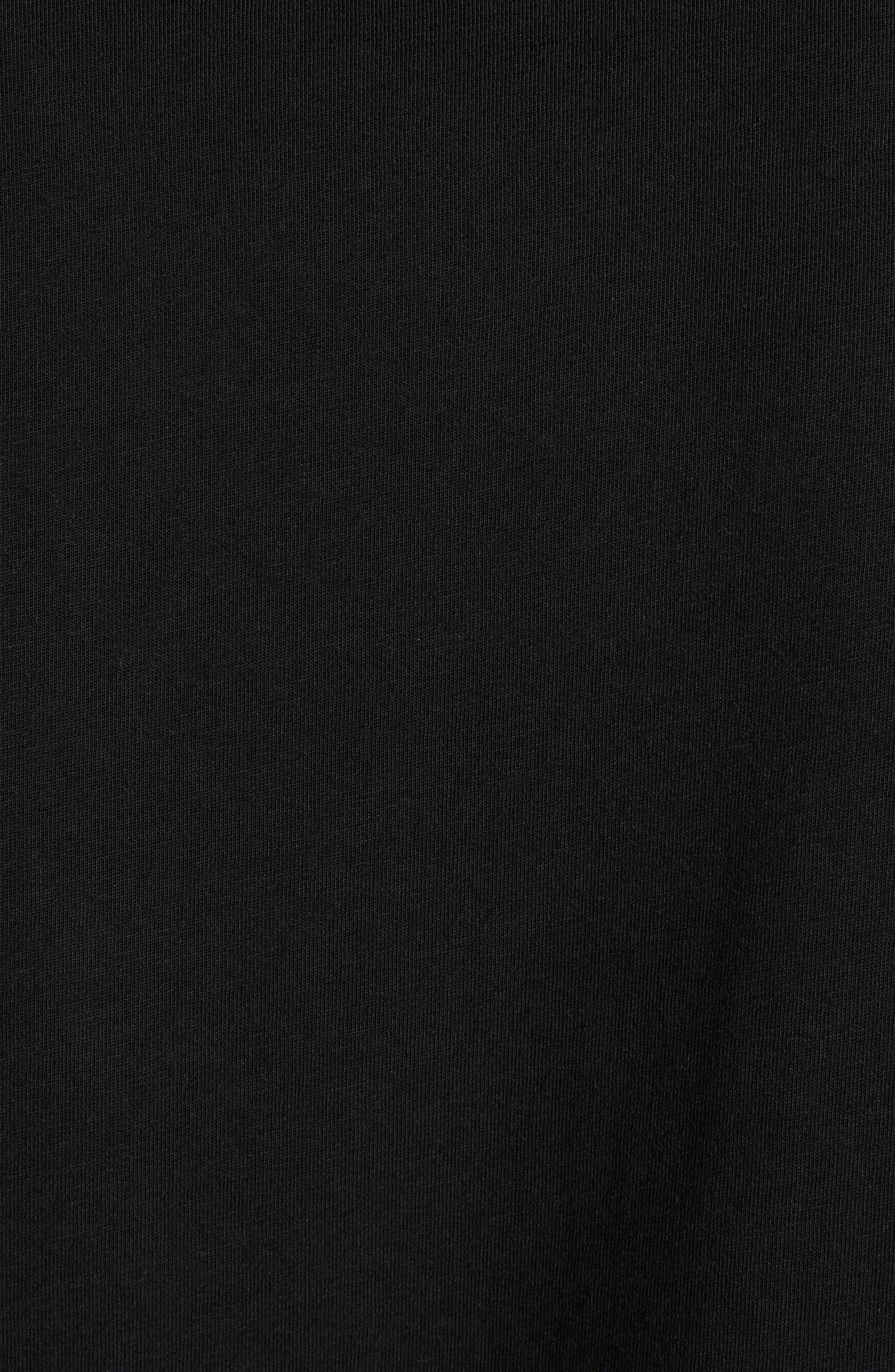 Moncler Logo Patch Cotton T-Shirt in Black at Nordstrom - 5
