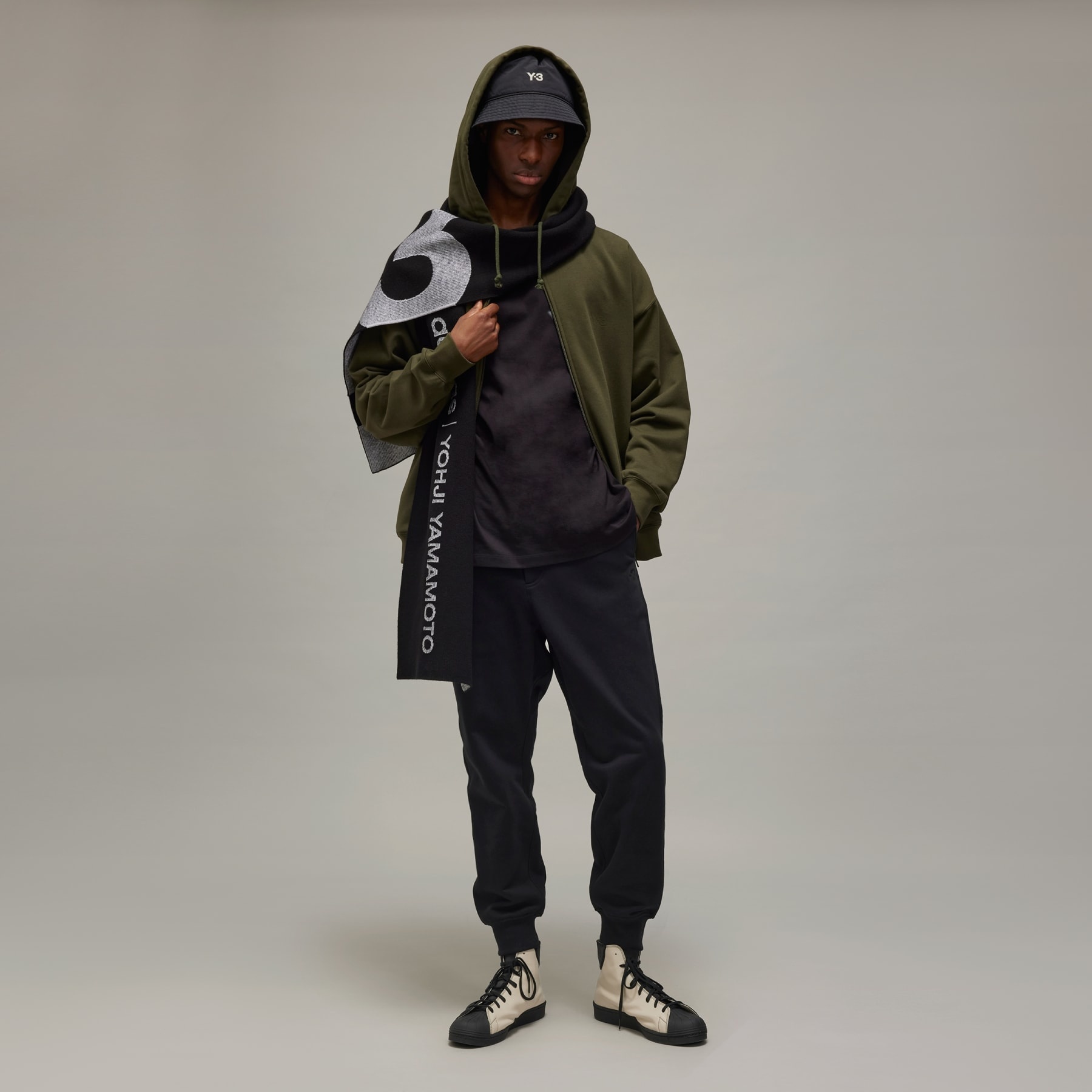 Y-3 Brushed Terry Zip Hoodie - 6
