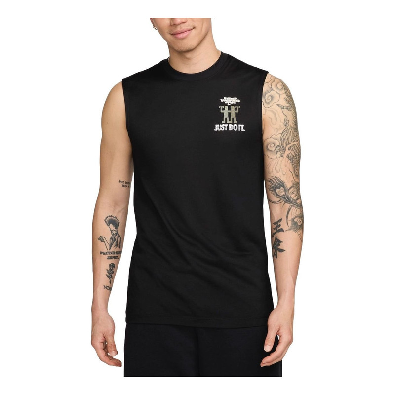 Nike 드리프 민소매 피트니스 탱크 아시아 Sizing '블랙' FV8375-010 - 1