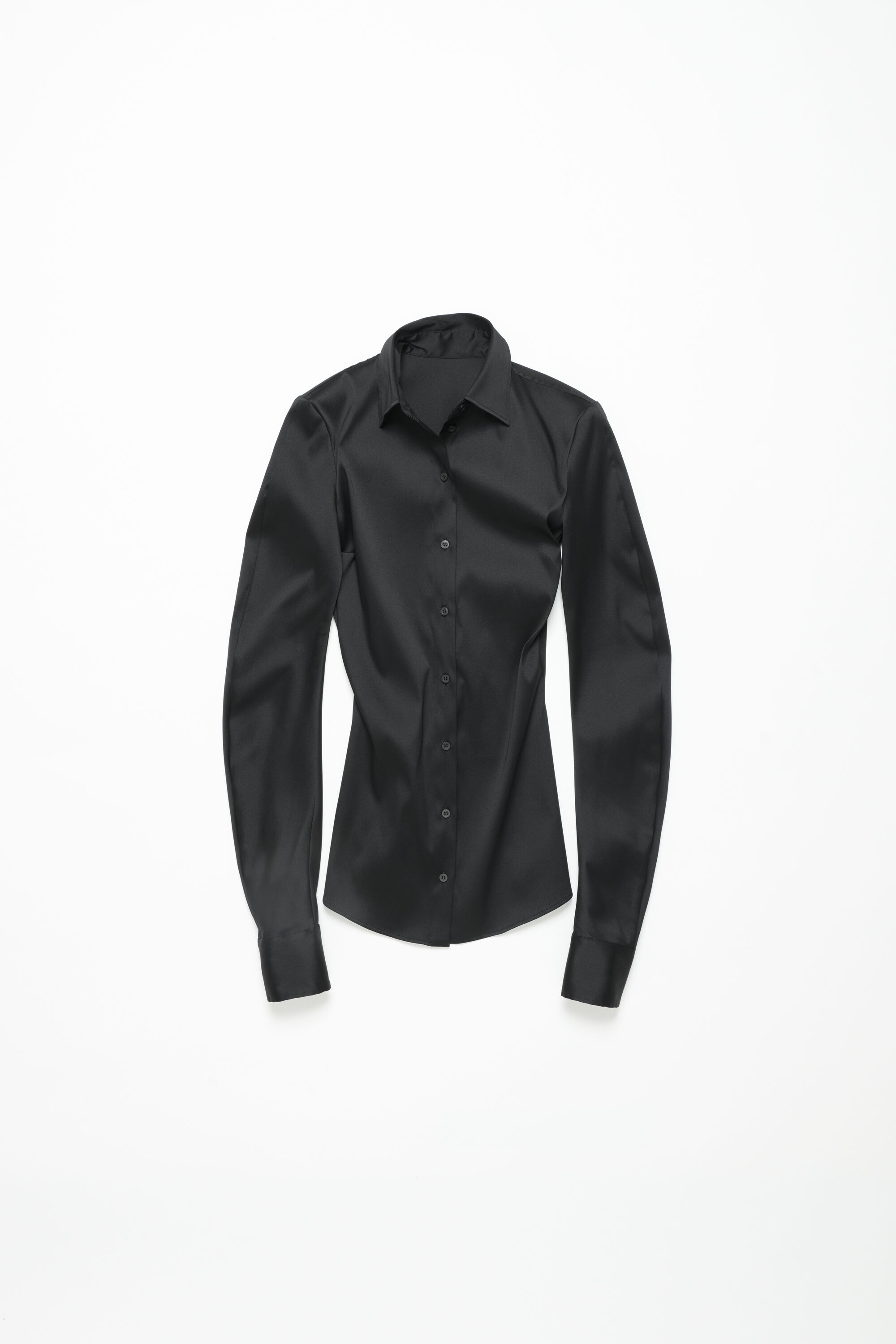 Asymmetric button-up shirt - Black - 6