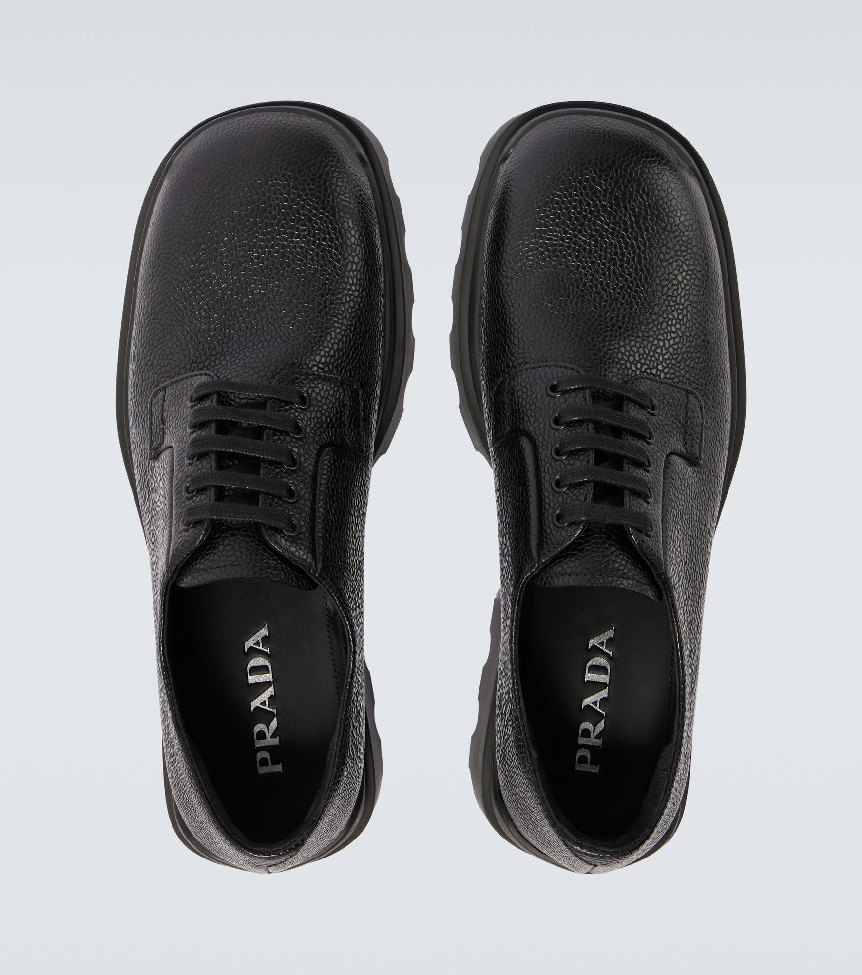 Leather Derby shoes - 4