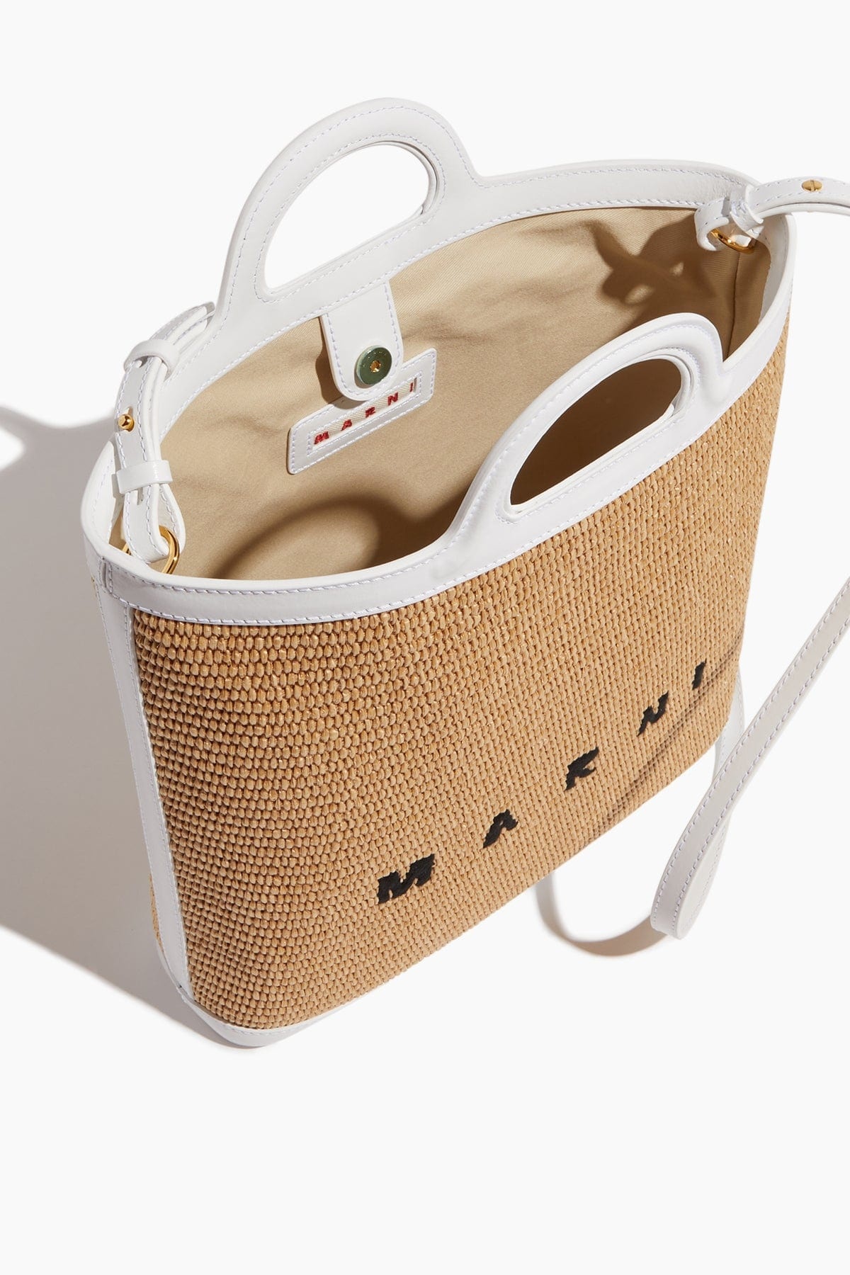 Tropicalia Bucket Bag in Sand Storm/Lily White - 5