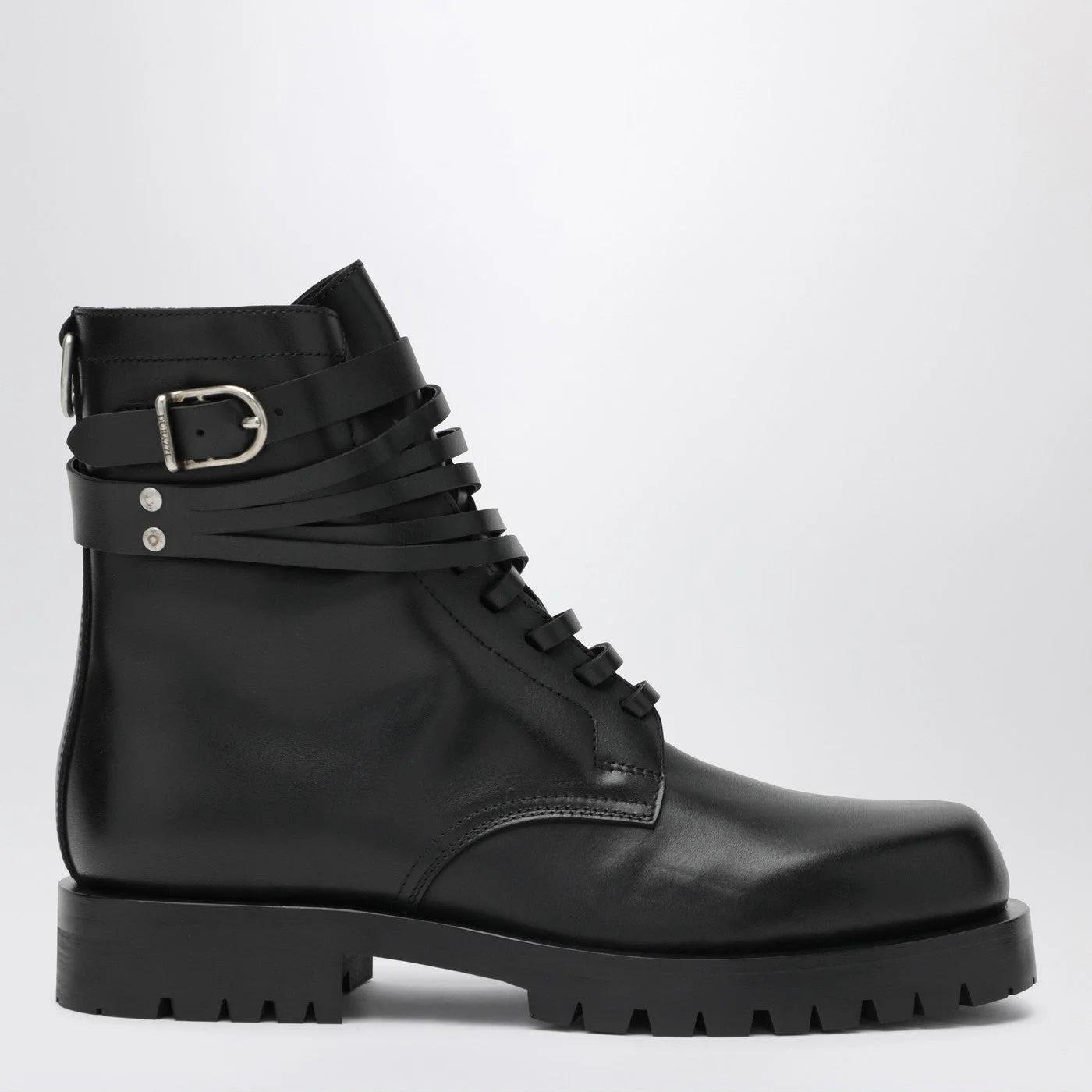 Black combat boots - 1