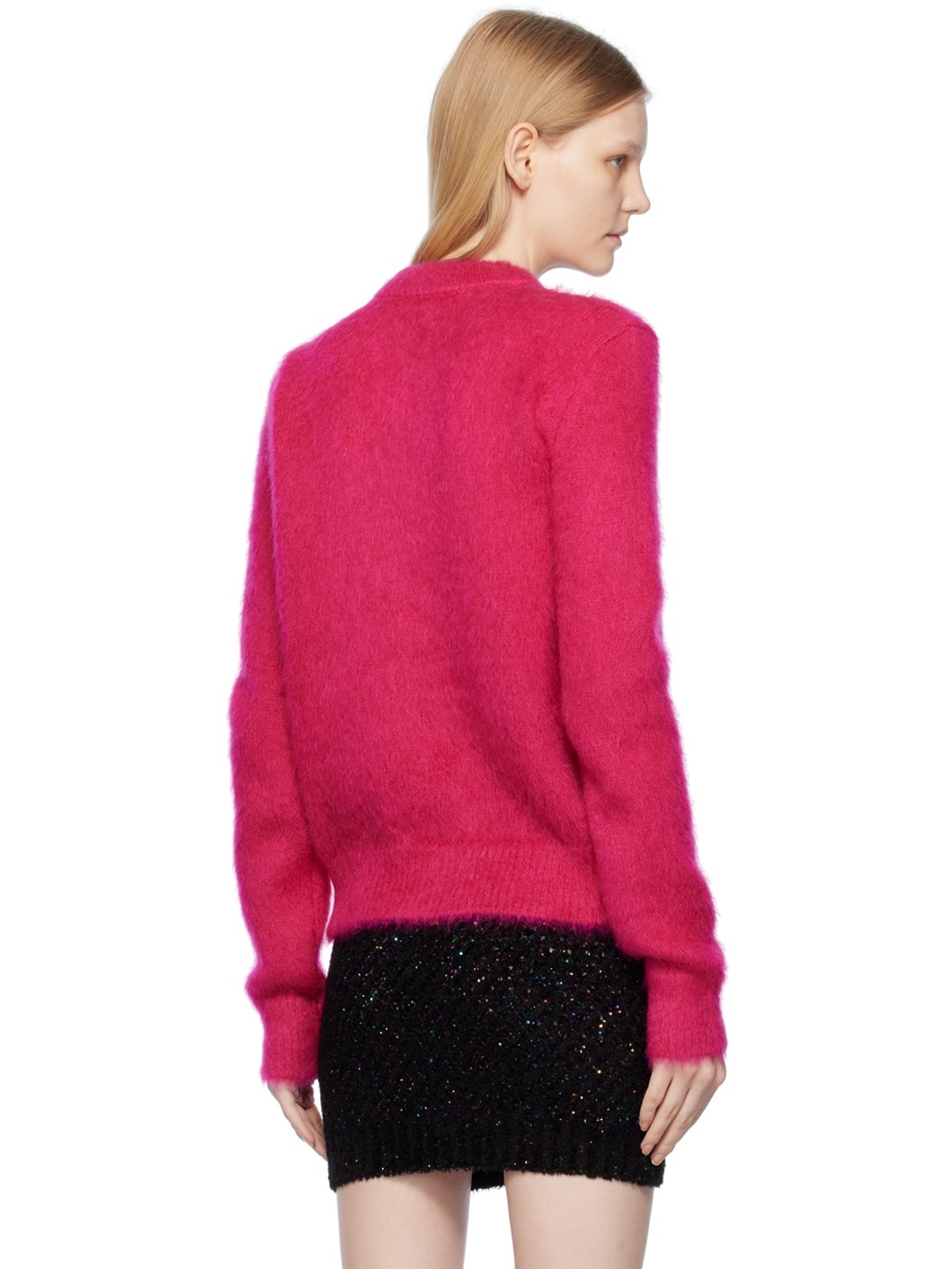 Pink Jacquard Sweater - 3
