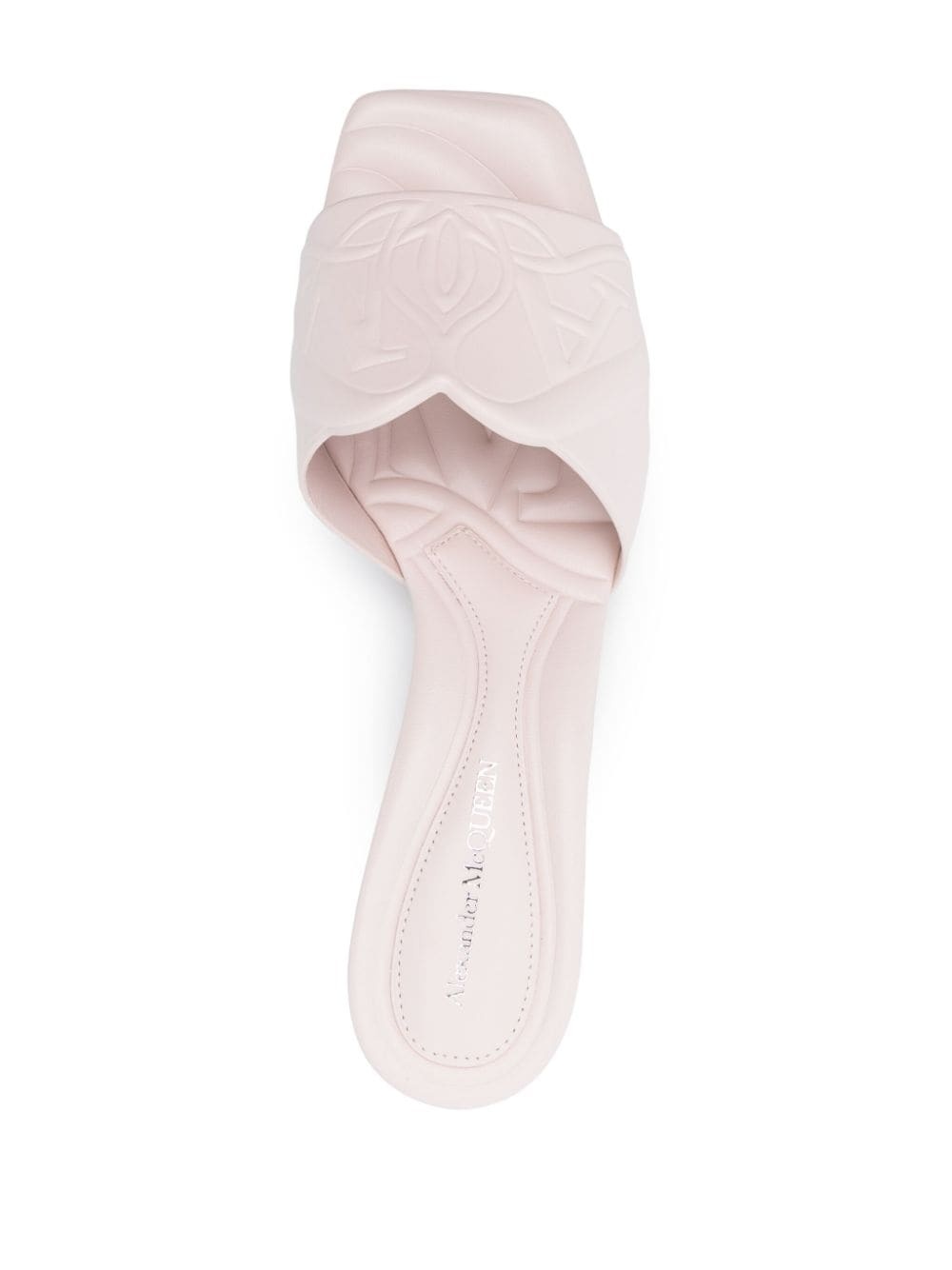 60mm Seal-motif leather mules - 4