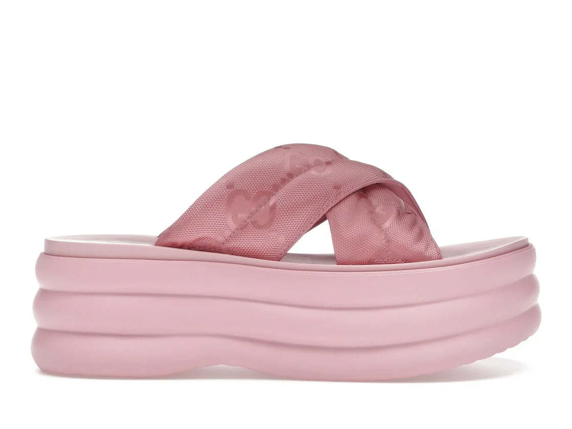 Gucci GG Platform Slide Pink (Women's) - 1