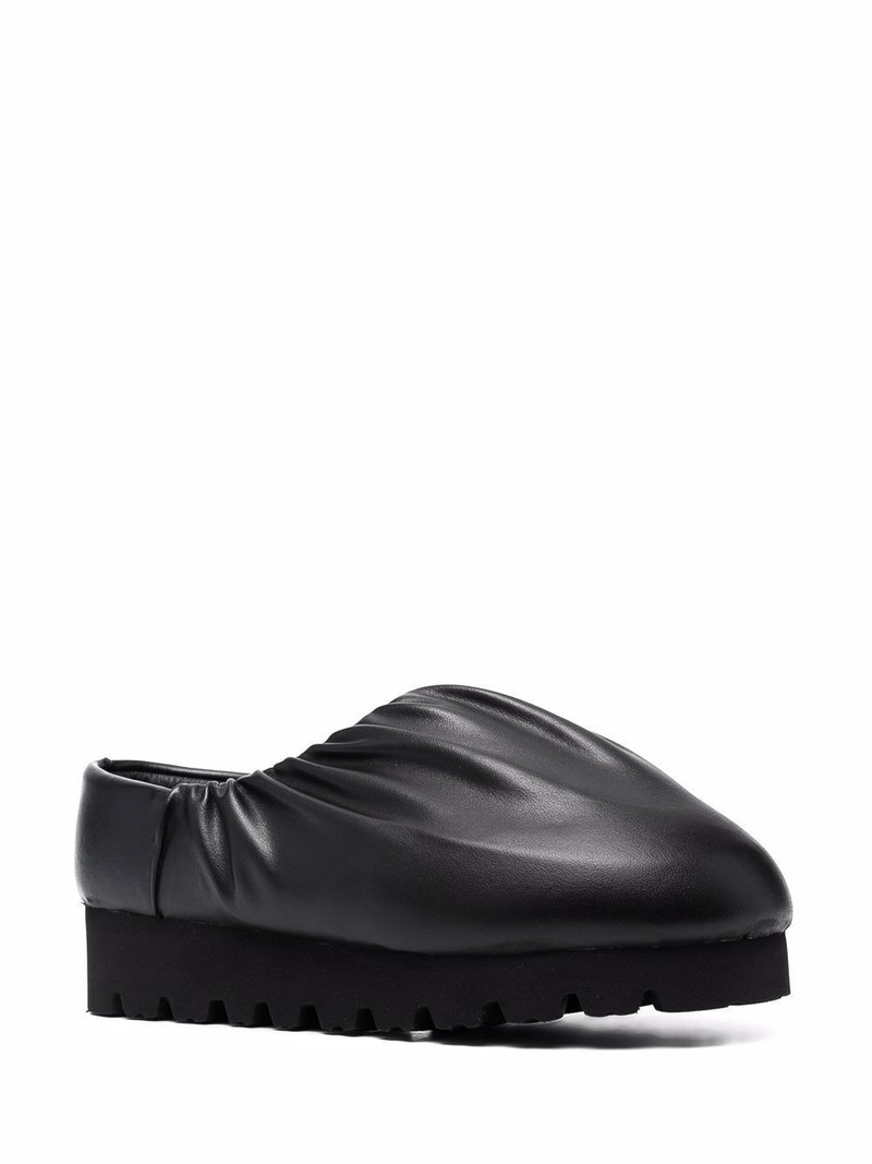 YUME YUME Camp Shoe ruched mules outlook