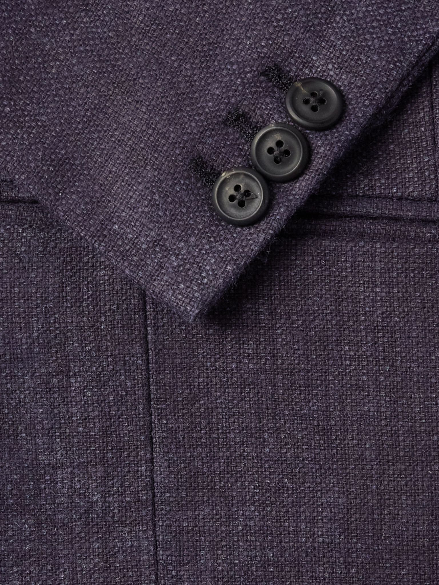 Shinjuku Oversized Textured-Linen Blazer Blue - 4