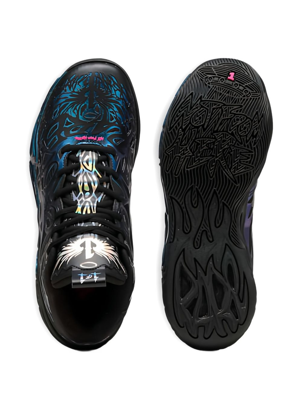 flame-wing sneakers - 3