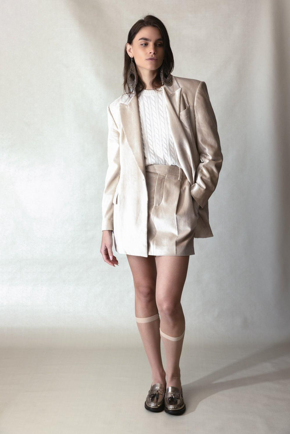 Asymetrical Detaiil Jacket - 2