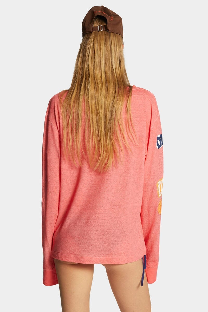 SUMMER LOVERS BREEZY FIT PRINTED T-SHIRT - 4
