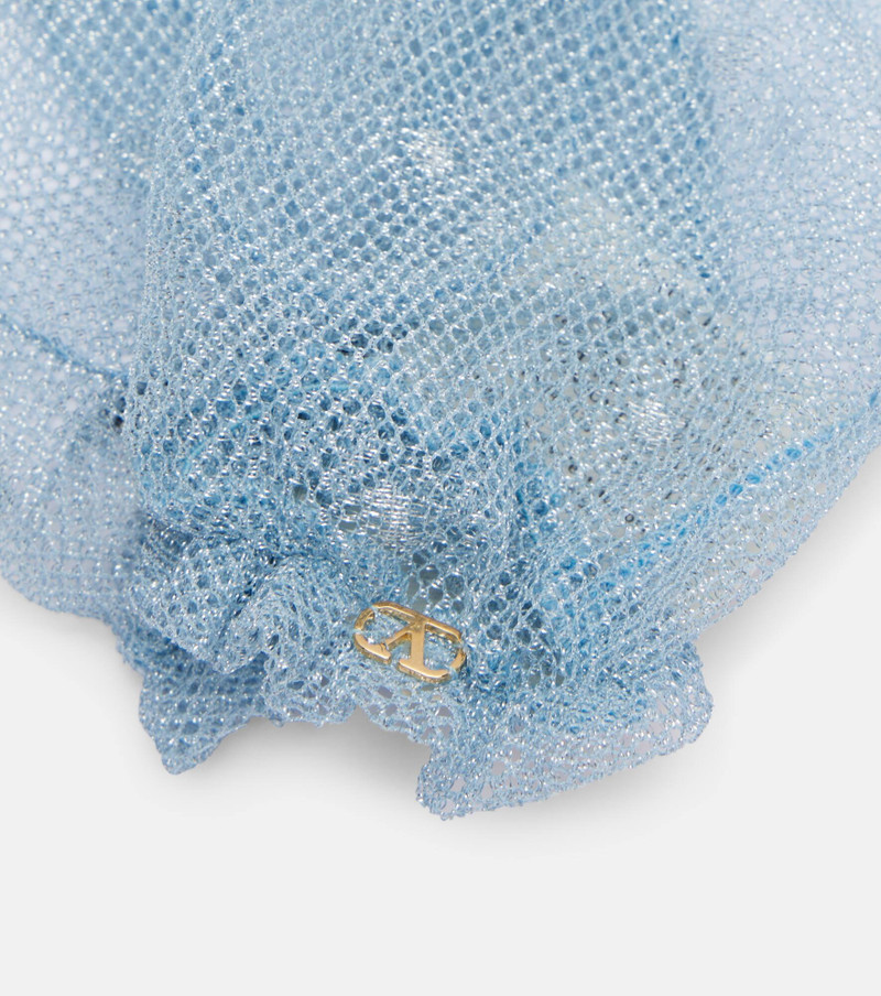 Valentino VLogo mesh gloves outlook