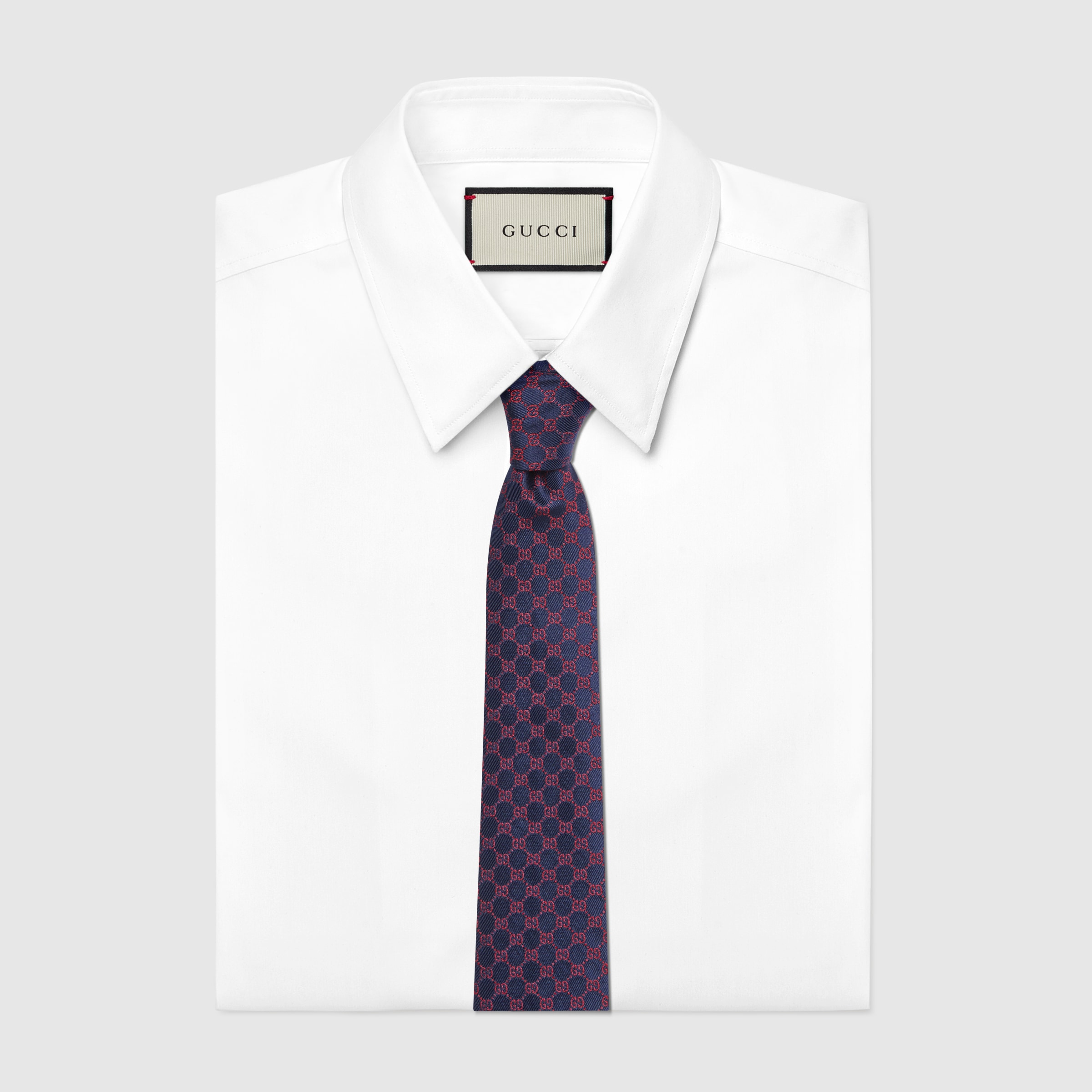 GG silk jacquard tie - 2