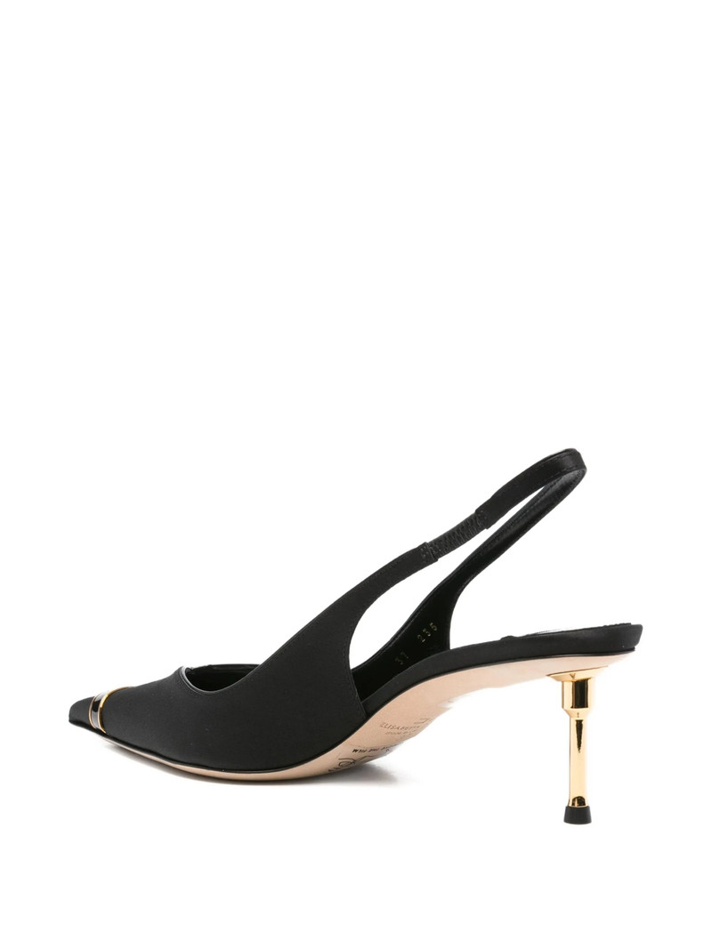Elisabetta Franchi 60mm Slingback Pointed-toe Pumps 3