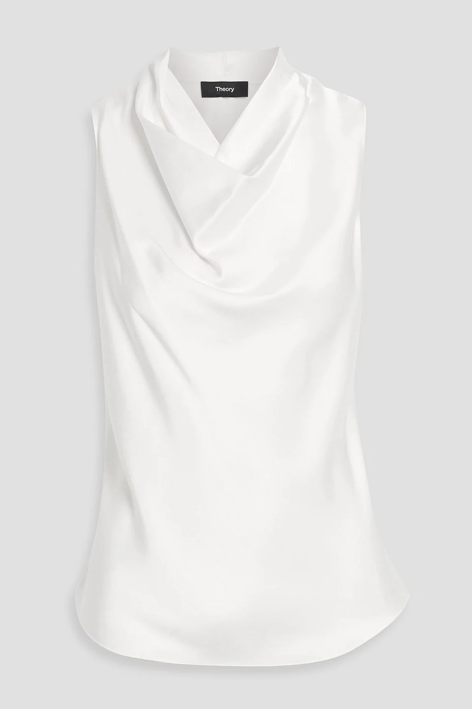 Draped satin top - 1