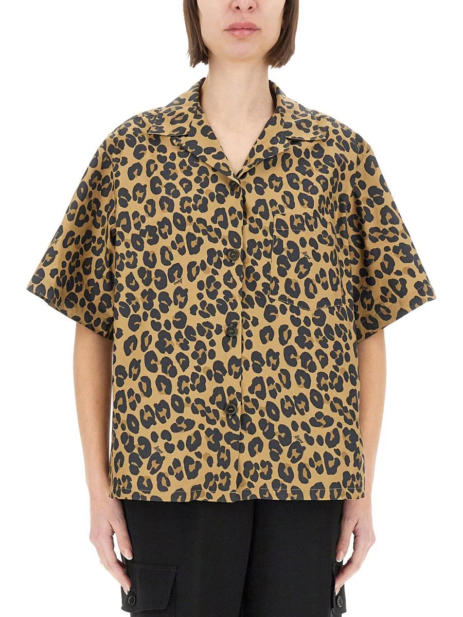 Aspesi Animal Print Shirt - 1