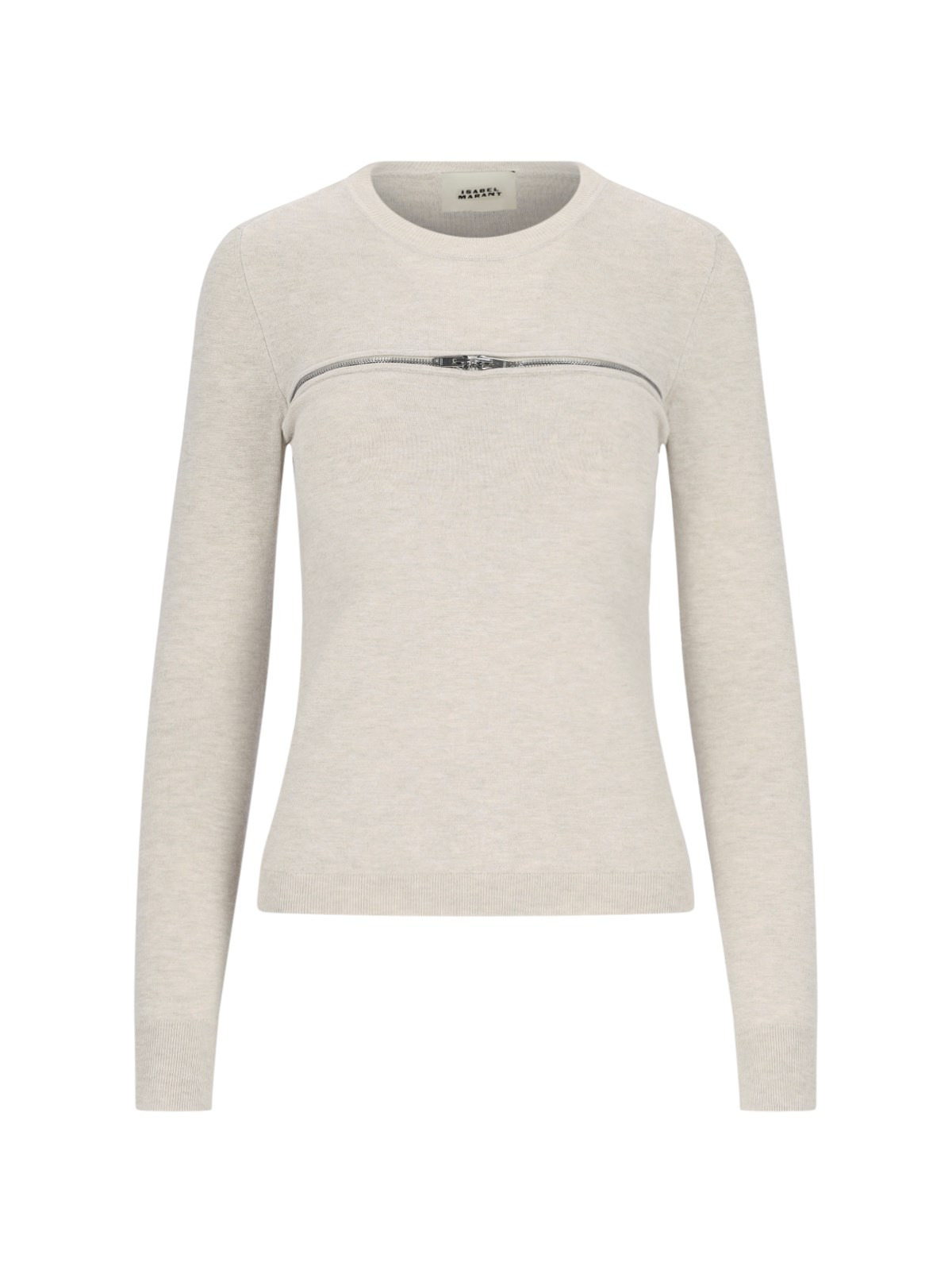 ZIP DETAIL SWEATER - 1