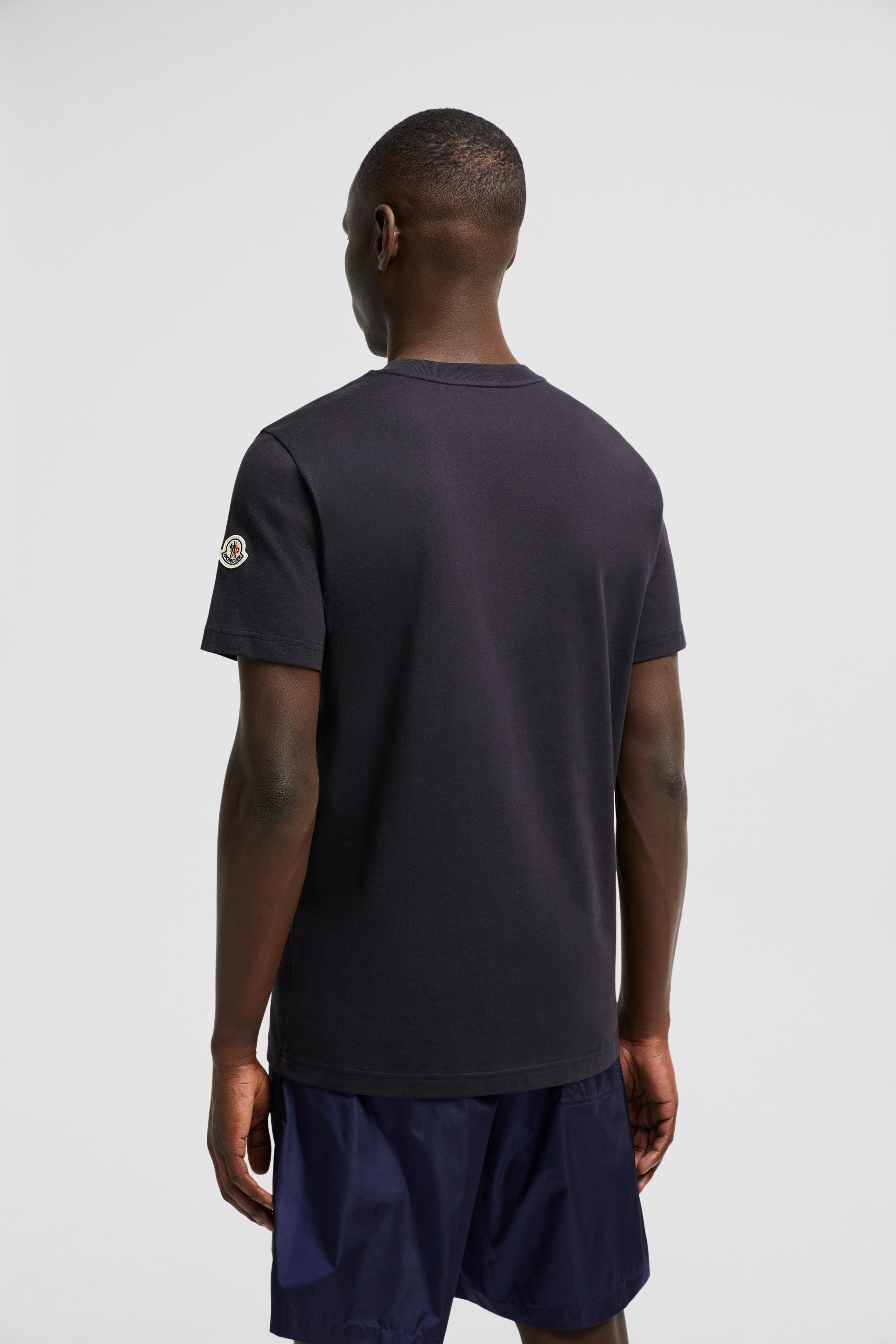 Cotton & Denim T-Shirt with Pocket - 5