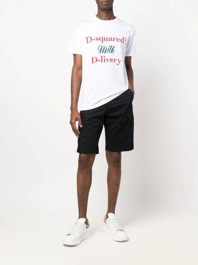 DSQUARED2 logo-print cotton T-shirt outlook