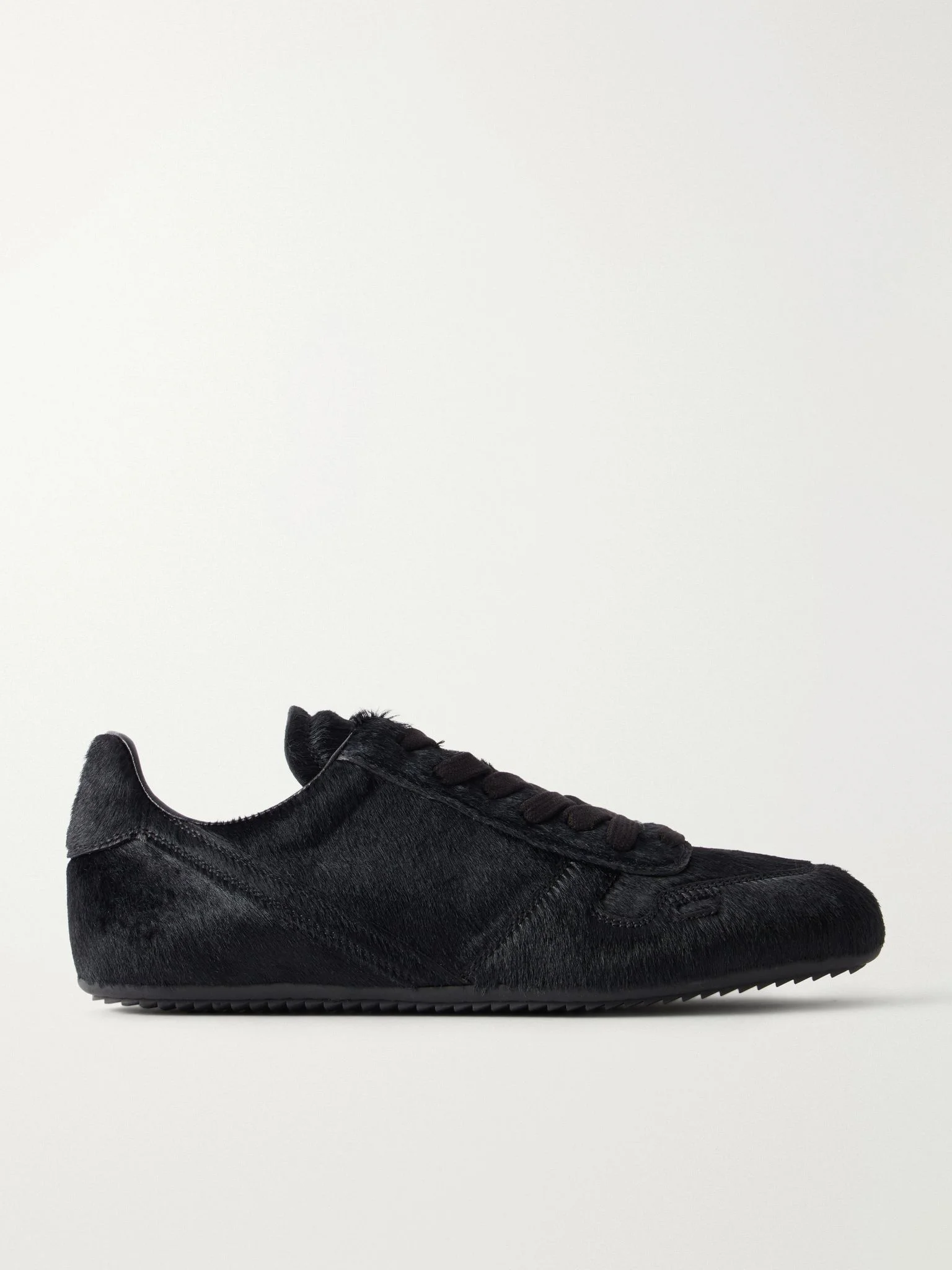 Minimal Sneaks calf-hair and leather sneakers Black - 1