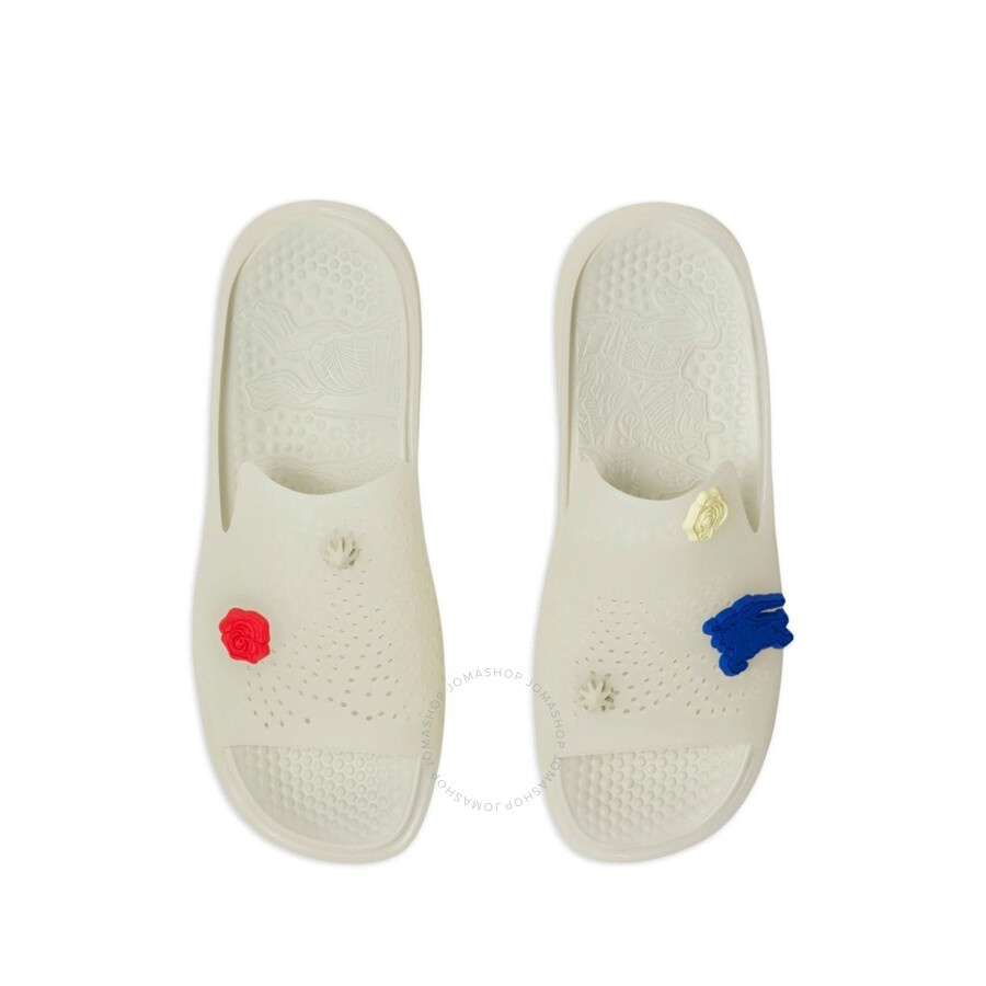 Burberry Stingray Rubber Flat Slides - 4