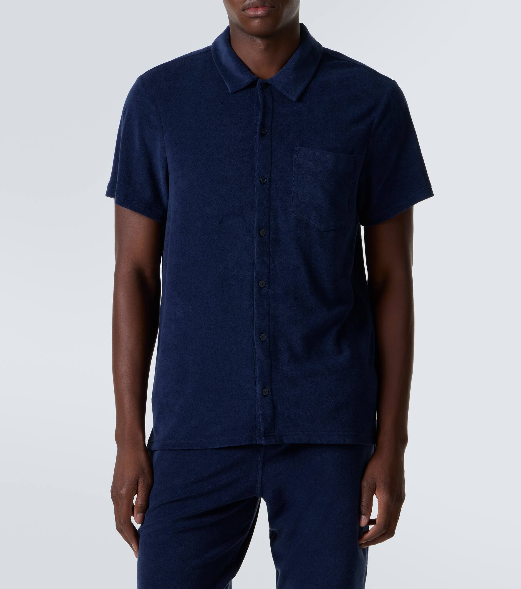 Charli cotton-blend terry polo shirt - 3