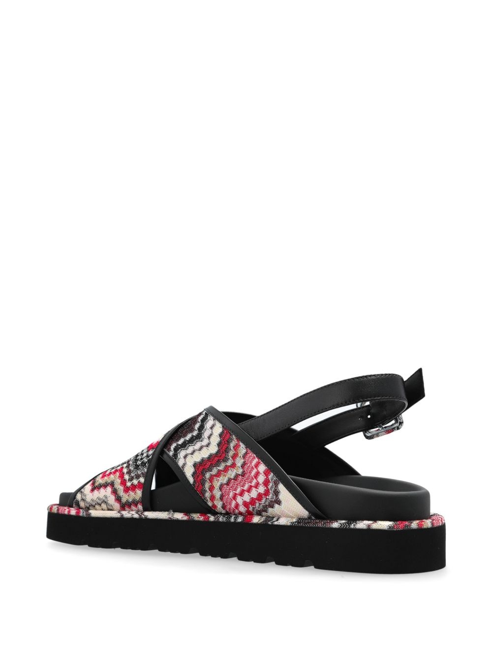 zigzag slingback sandals - 3