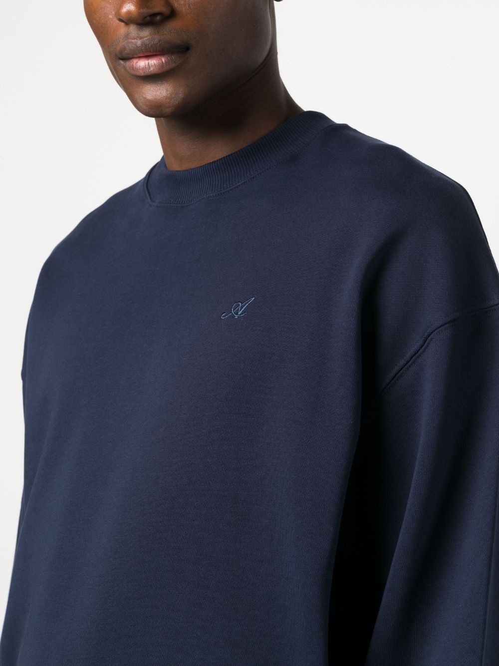 logo-embroidered sweatshirt - 5