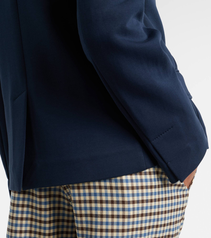 Badia double-breasted cotton-blend blazer 4