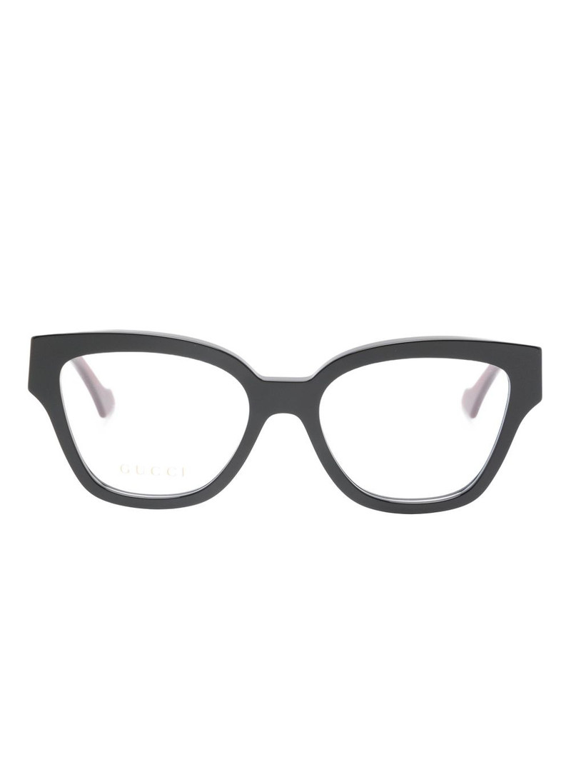 logo cat-eye glasses 1