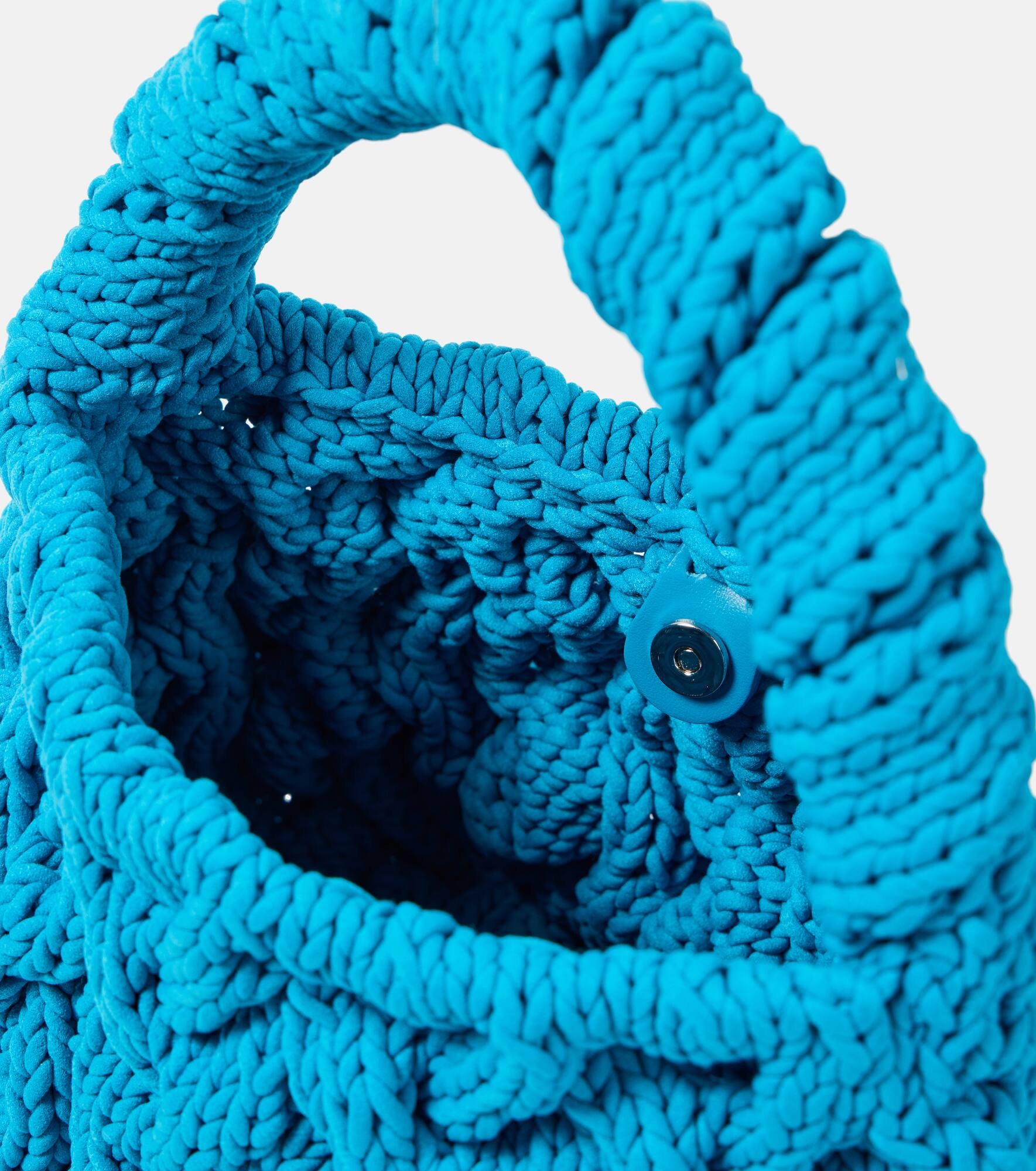 Cable-knit tote bag - 3