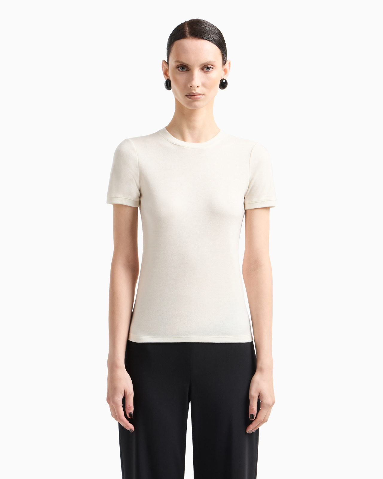 Pure cashmere T-shirt - 4