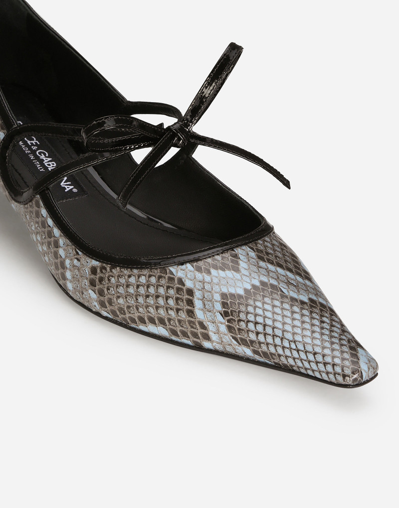 Python skin pumps 5