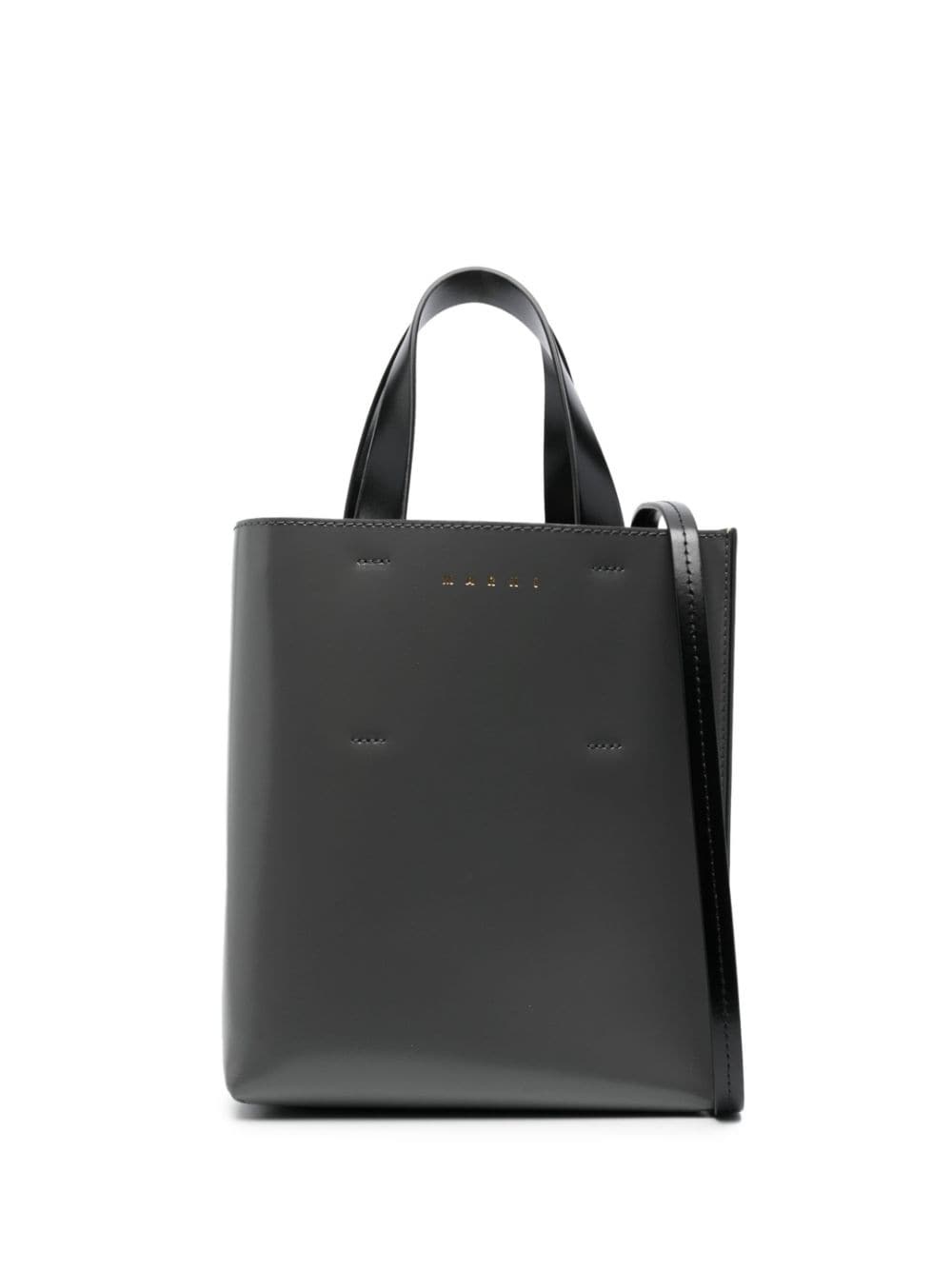 Marni Black & White Mini Museo Tote