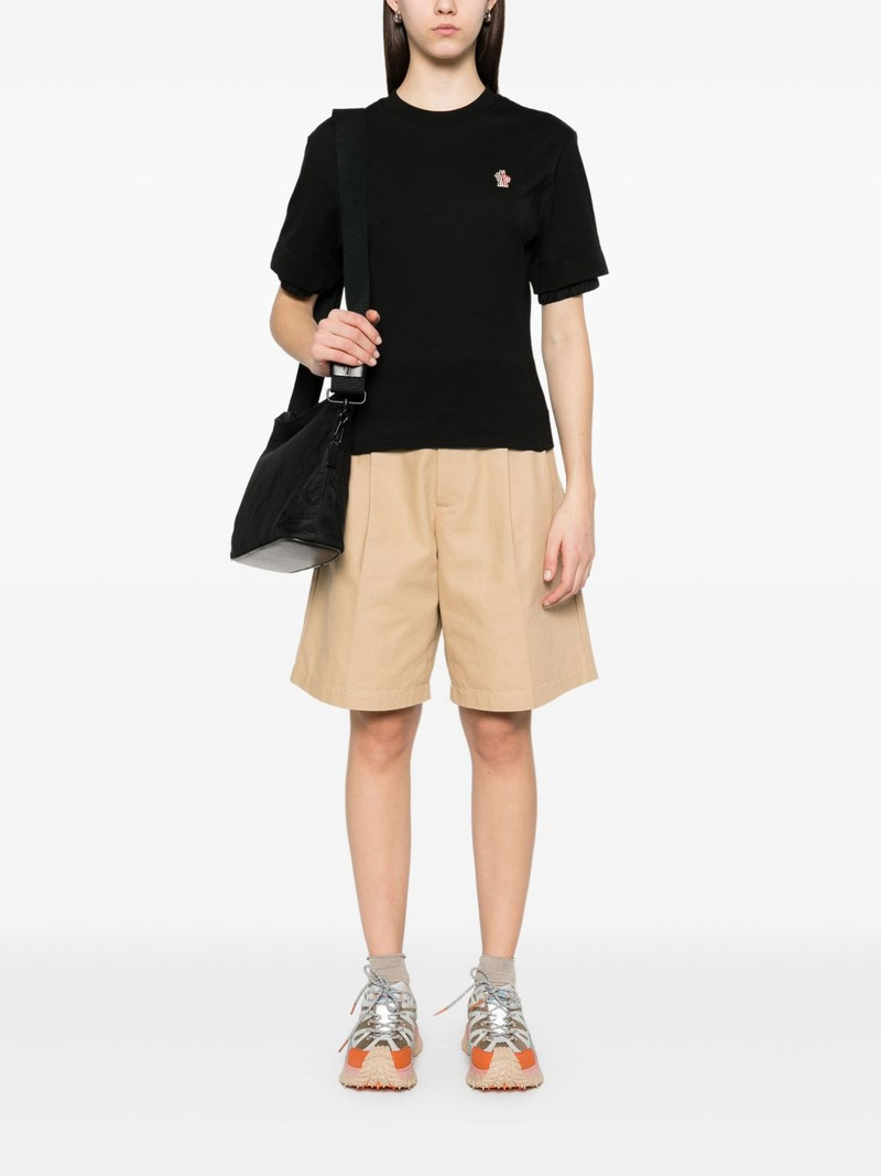Moncler Grenoble logo-patch cotton T-shirt outlook