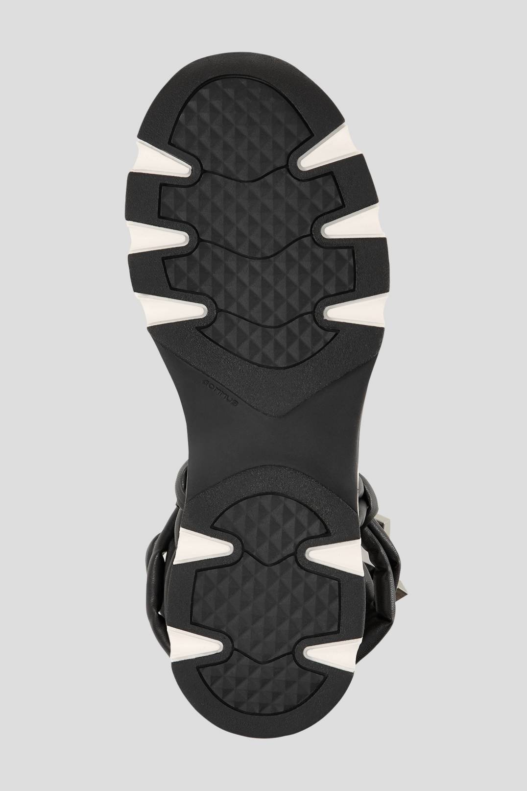SARAGOSSA PLATFORM SANDALS IN BLACK - 5