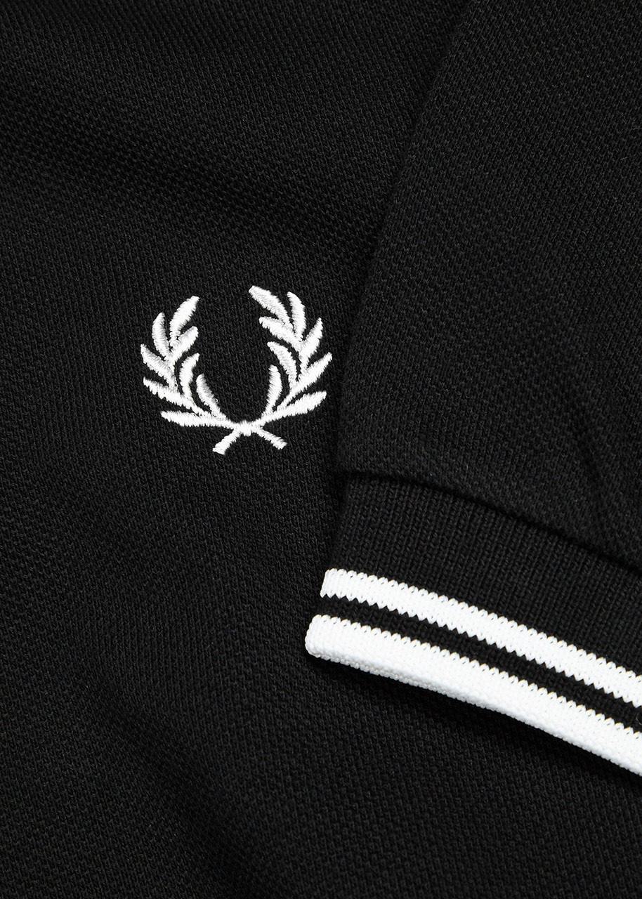M3600 black piqué cotton polo shirt - 5