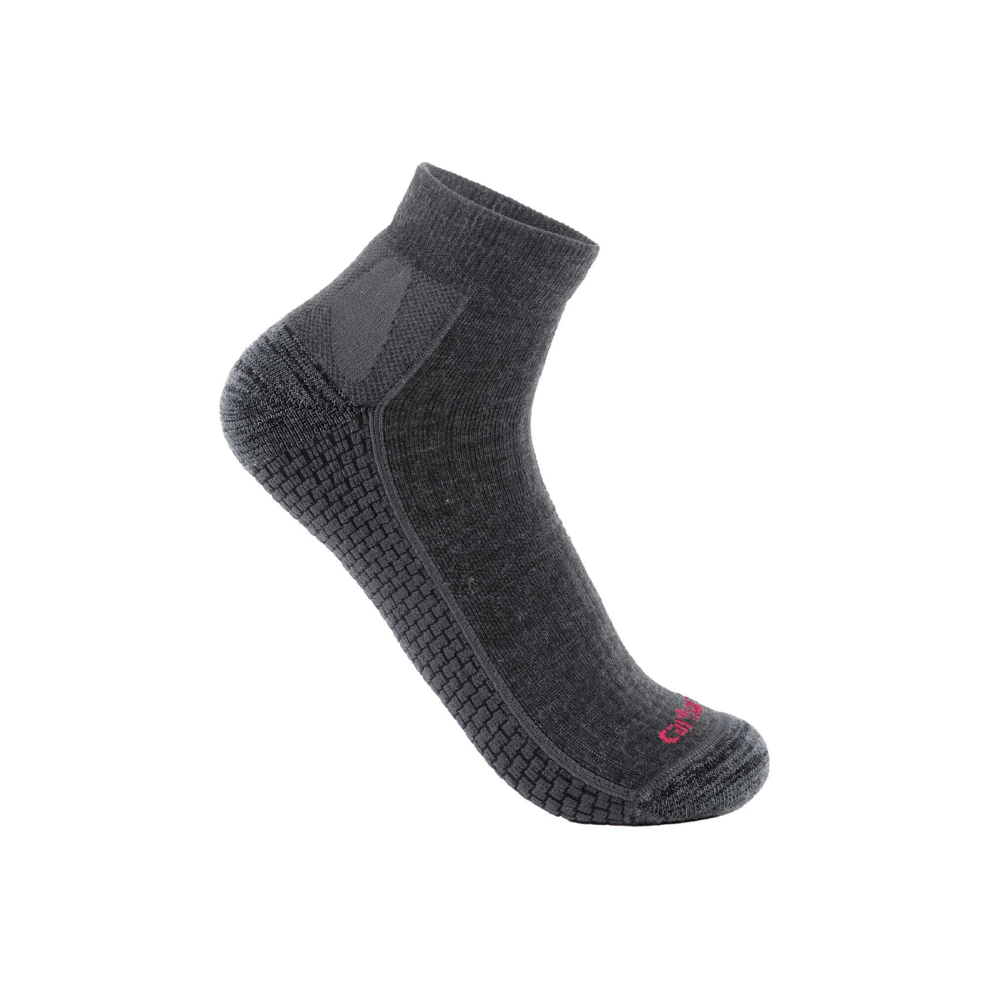 Women's Carhartt Force® Grid Midweight Merino Wool Blend Quarter Sock - 1