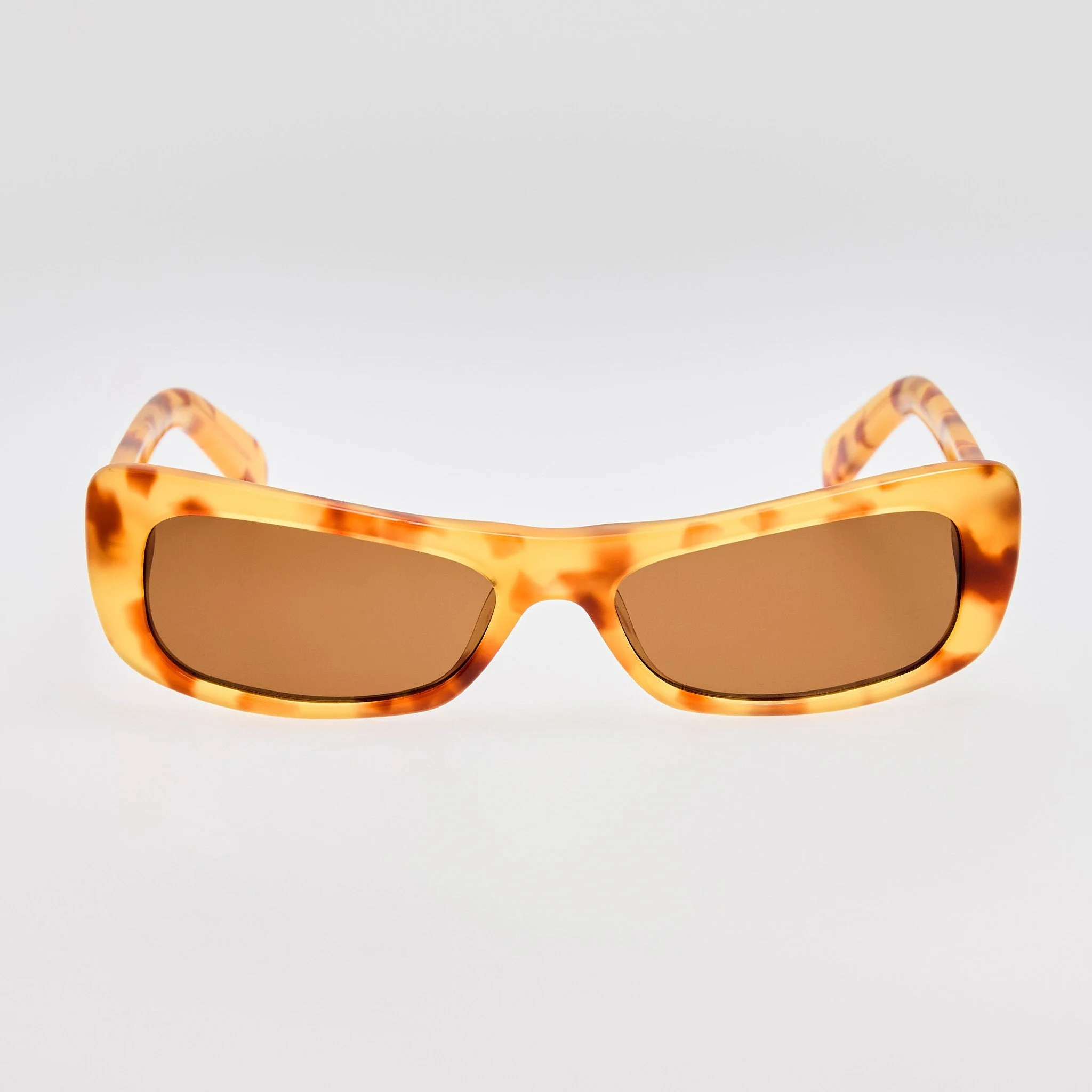 Capri Sunglasses in Beige Tortoiseshell - 1
